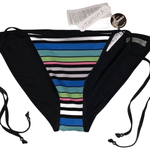 Vitamin‎ A Reversible String Bikini Bottom nwt - Picture 1 of 8